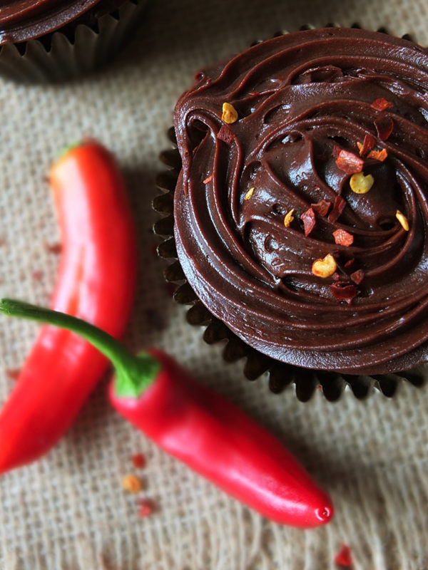 Chocolate & Chilli Cupcakes Elizabeth's Kitchen Diary