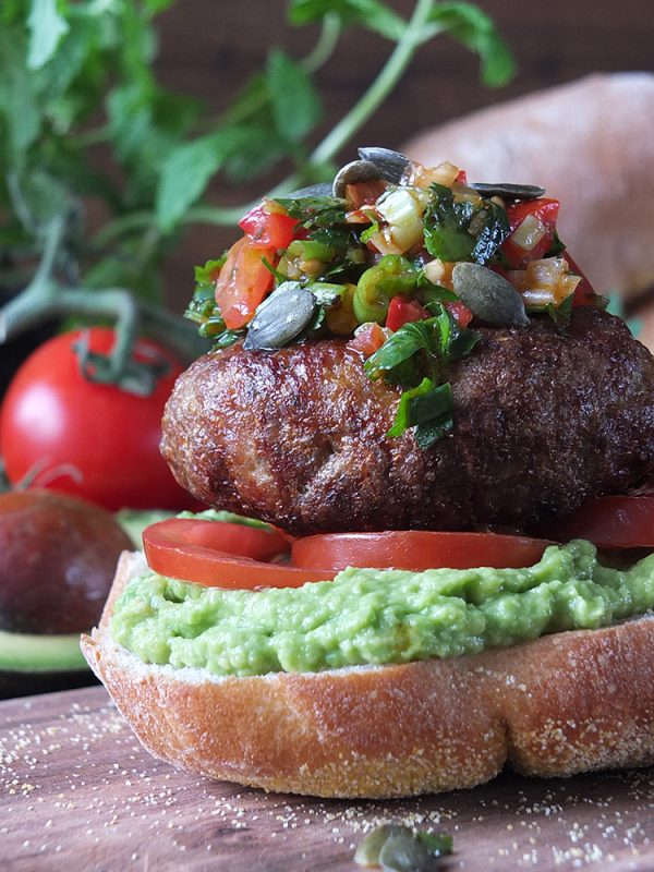 Chilean-Inspired Lamb Burger with Pebre Chilean Chilli Salsa and Marraqueta Bread Rolls Chilean-Inspired Lamb Burger with Pebre Chilean Chilli Salsa and Marraqueta Bread Rolls