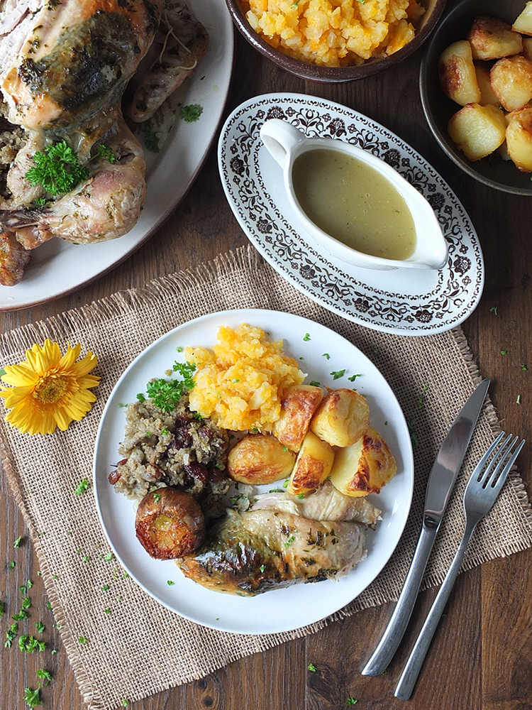 The Ultimate Roast Chicken Dinner | Elizabeth's Kitchen Diary