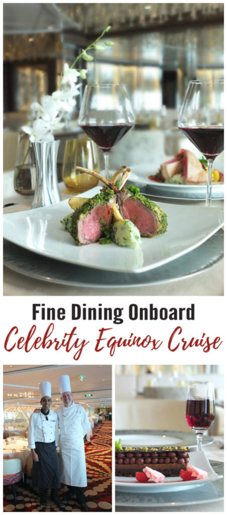 Fine Dining Onboard a Celebrity Equinox Cruise