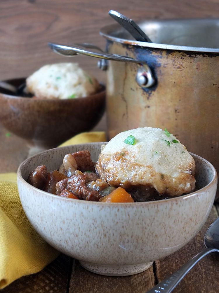 Tasty Easy Lamb Stew with Herbed Dumplings Elizabeth's Kitchen Diary