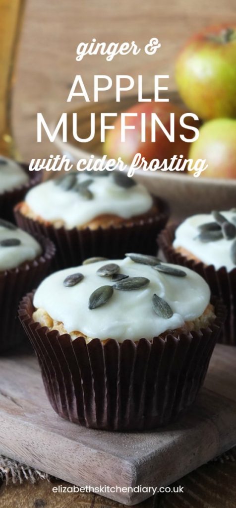 Apple and Ginger Muffins with Cider Frosting 