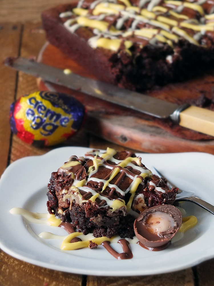 Gluten-Free Creme Egg Easter Brownie Recipe 