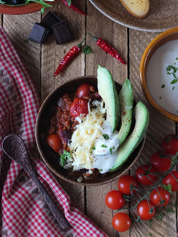 Quick and Easy Loaded Vegetarian Chilli Recipe
