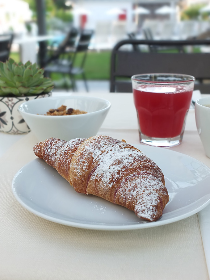 Hotel Luise Riva del Garda Italy Breakfast Croissant