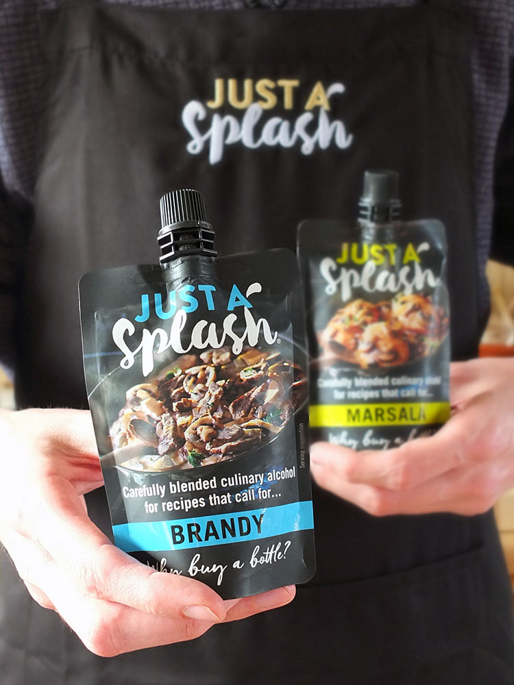 Just a Splash cooking alcohol sachets (With images