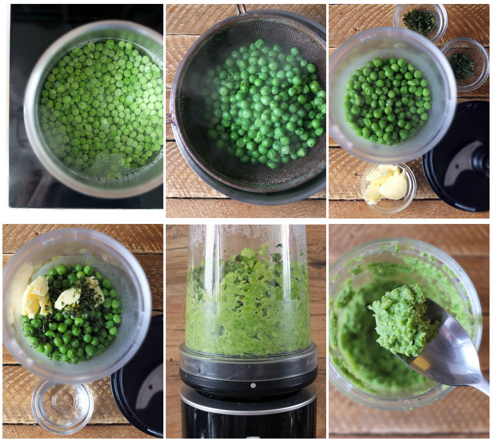 How to Make Mushy Peas with Tarragon and Mint - Step by Step Instructions