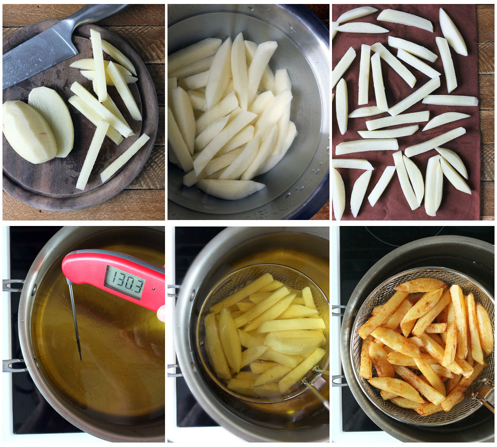 How to Make Twice-Cooked Chips without a deep fat frier
