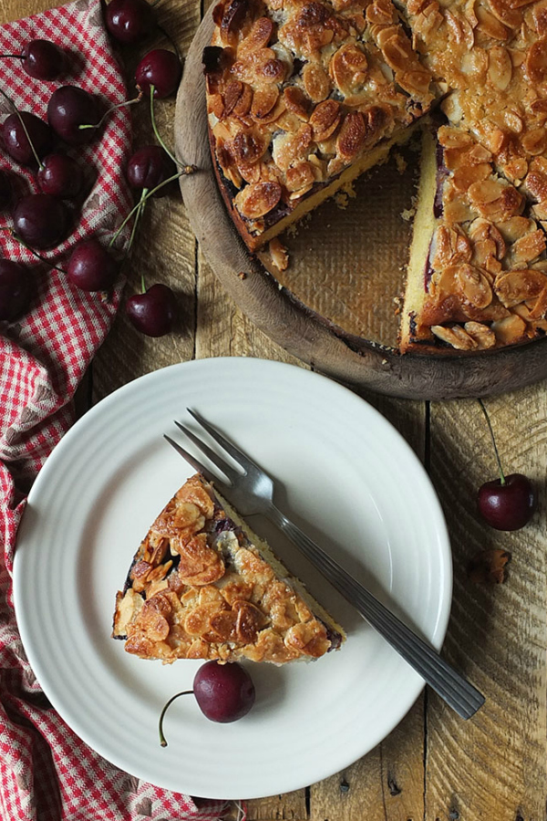Sweden’s favourite cake, toscakaka, combines a soft tender crumb with a crispy, chewy top. Recipe reprinted with permission from The Little Swedish Kitchen by Rachel Khoo. #vegetarian #baking #tosca