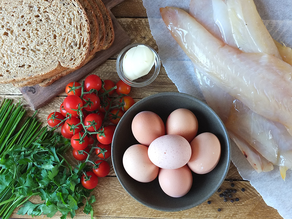 Breakfast Smoked Haddock with Scrambled Eggs SeafoodWeek Elizabeth's