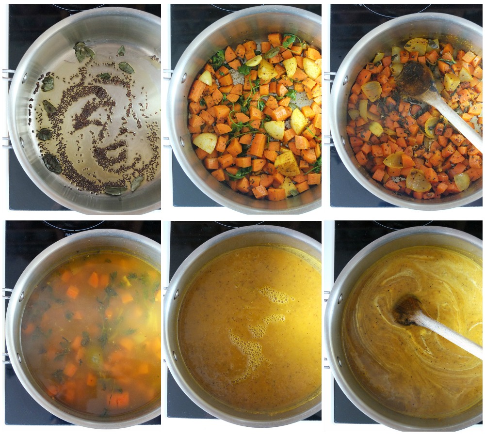 how to make carrot soup with seven spices recipe image