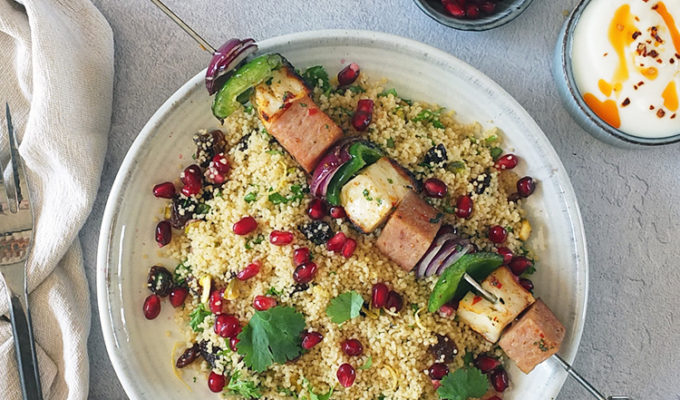 spam bbq kebabs with halloumi cheese chilli - instagram food bloggers 18 food accounts to follow